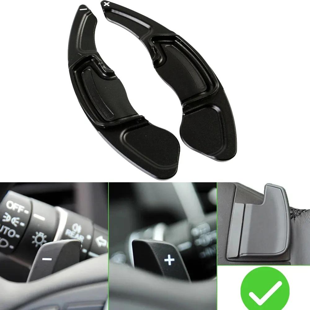Car Steering Wheel Paddle Shifter Extension For Acura TLX ILX TSX MDX RDX Honda Accord 8th Gen Odyssey Aluminum DSG Stickers