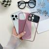 Luxury Glitter Large Window Lens Protective Phone Case For iPhone 15 Pro 15 Plus 15 14 13 12 Pro Max 11 Shockproof Electroplated TPU Back Cover