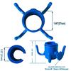 Sunshade Umbrella Beach Plastic Hook Hanging Rack Outdoor Camping Trip Clasp 4 Prong Hook For Towels Bags Hats Hanger