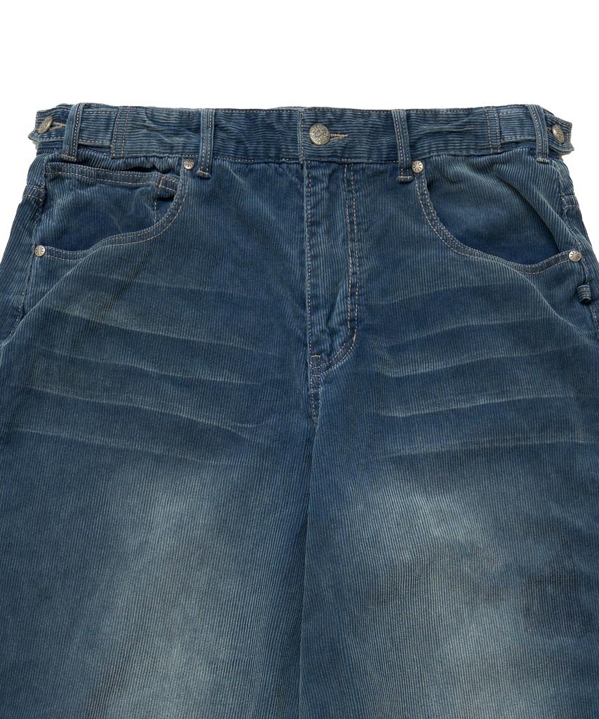 IDWS Viego Corduroy Balloon Pants Dark Indigo
