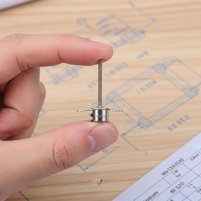 Mikro 2-Phasen Schrittmotor 6mm 4-Draht Verstellbar Langer Schaft Für Optisches Instrument Motorisierte Verstellung