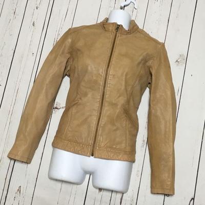 Simplicite Goat Leather Riders Jacket Women S Brown(USED)