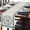 Passover Linen Table Runner Wedding Decoration Flowers Jewish Spring Holiday Seder Home Dining Room Kitchen Table Decoration