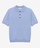 MINDBRIDGE [Couture] Collared Semi-Overfit Minimal Short Sleeve Knit - 2 Colors