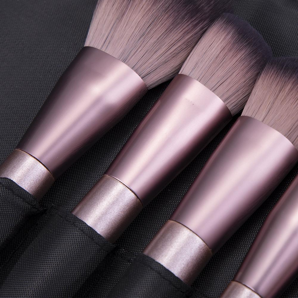12 Small Grape Makeup Brush Set, Full Set of Beauty Tools for Beginners, Eye Brush Brush, Free Brush Bag.