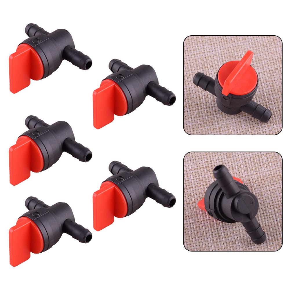 5pcs Motorcycle Petrol Fuel Tap Inline On-Off Fuel Tap Switch Fuel Shut Off Valve Motorcycle Quad Bike ATV Car Accessories Fuel System 2