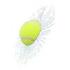 Car Window Glass Crack Sticker 3D Realistic Tennis Ball Impact