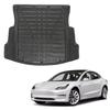 Bac de coffre - - Tesla Model 3 (2017-2025) - Antidérapant - Rebord haut - TPE