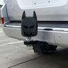Trailer Hitch Cover Funny Bat Mask Design Trailer Ball Cover Decorative Trailer Couplings Cover Cap for Towing Trailer Truck RV Accessories