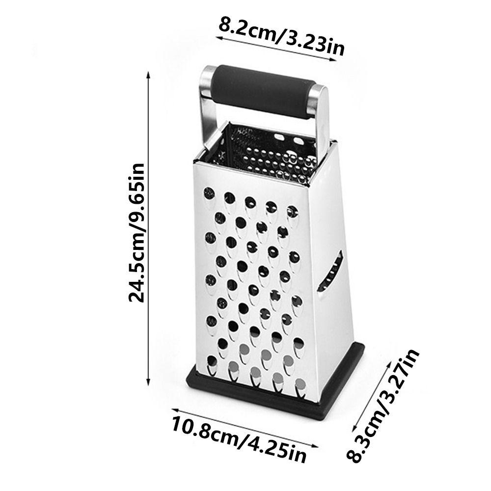 4-Sided Blades Manual Cheese Grater with Handle Kitchen Chopper Food Shredder Cooking Accessories