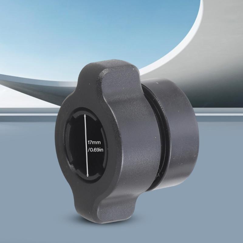 Female 17mm Ball Joint Socket to 1/4-20 Male Screw Mount Adapter Head Wide Compatibility with Camera Accessories