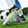 35-45 Men's High-top Large Size Football Shoes Long Nail Anti-slip Resistance TPR Artificial Captain Outdoor Youth Children Football Shoes