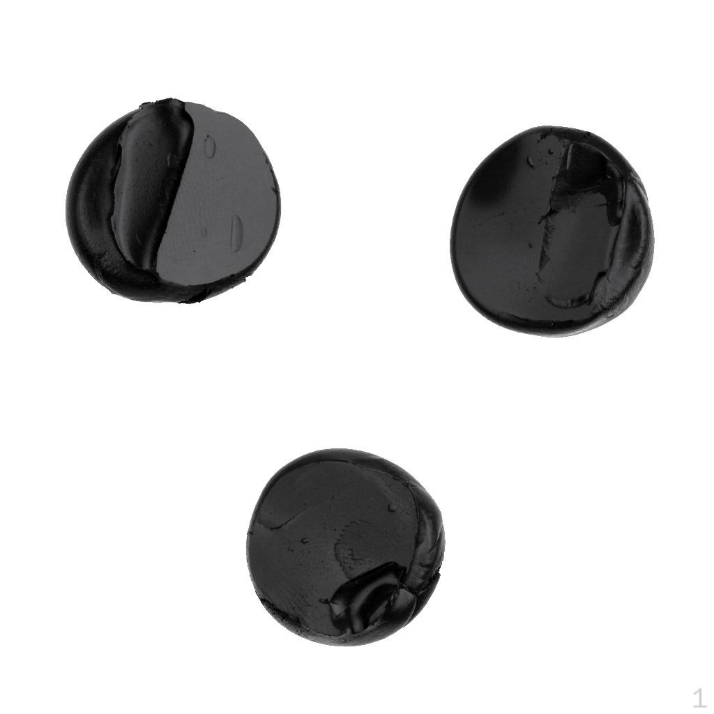 3 Pieces Rig Putty Carp Fishing Weights Reusable чёрный