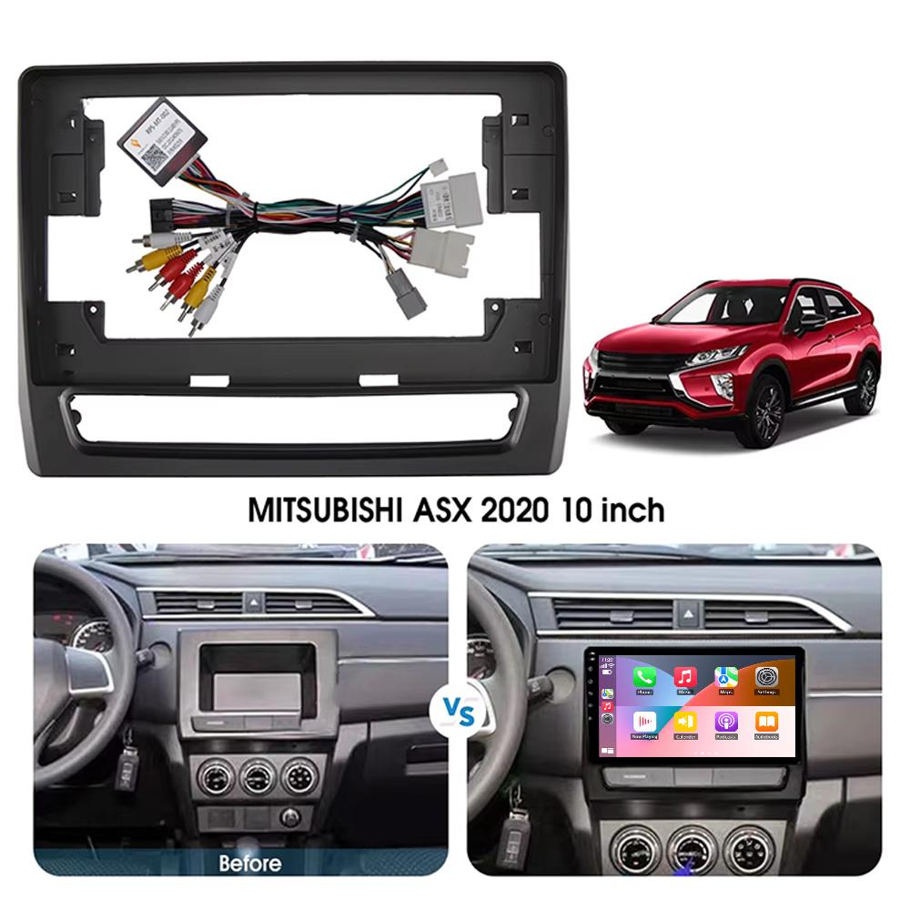 For Mitsubishi ASX RVR Outlander Sport 2019-2021  Android 2 Din Car Auto Carplay 4G+WIFI GPS Car Radio Navigation Multimedia Video Player Stereo BT