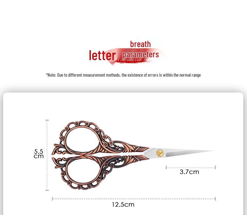 Mini Portable Stainless Steel Pointed Scissors for Cross Stitch, Thread, and Paper Cutting