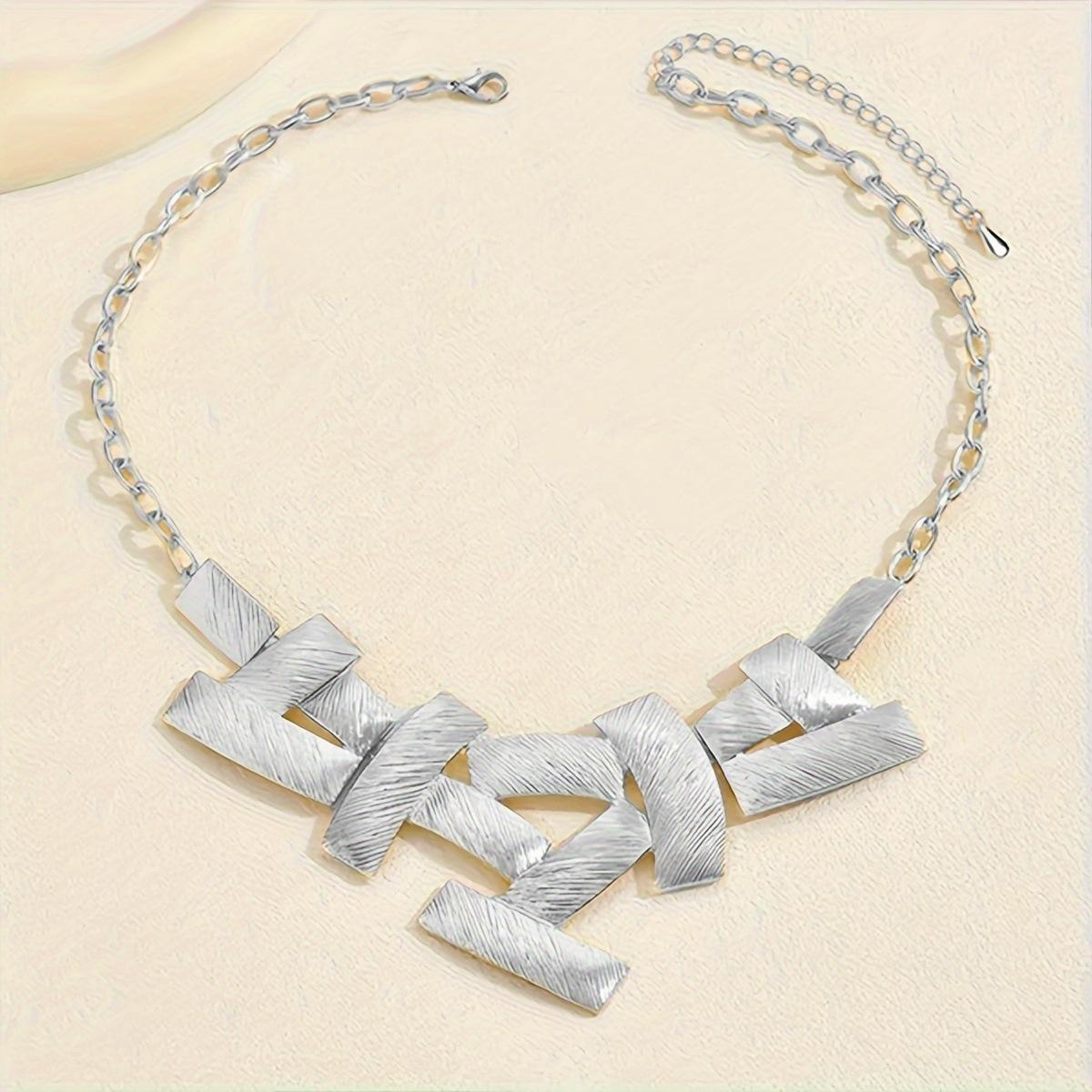 

Модное ожерелье для женщин Дамы серебряный