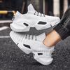 Sommer Atmungsaktive Mesh-Sneaker Herren Fliegende Socken Papa Schuhe Dicksohlige Erhöhte Lässige Laufschuhe