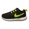 Nike Roshe One Breathable Lightweight Comfortable Low-Top Running Shoes Baby Sneakers Black Green 749430-032
