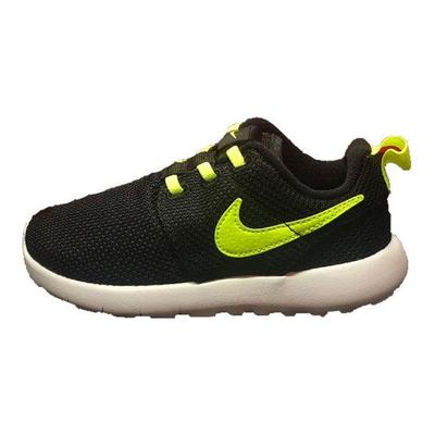 Roshe One Breathable Lightweight Comfortable Low-Top Running Shoes Baby Sneakers Black Green 749430-032