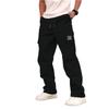 Men's Stylish Casual Loose Straight-leg Trousers - Men's Multi-pocket Work Pants