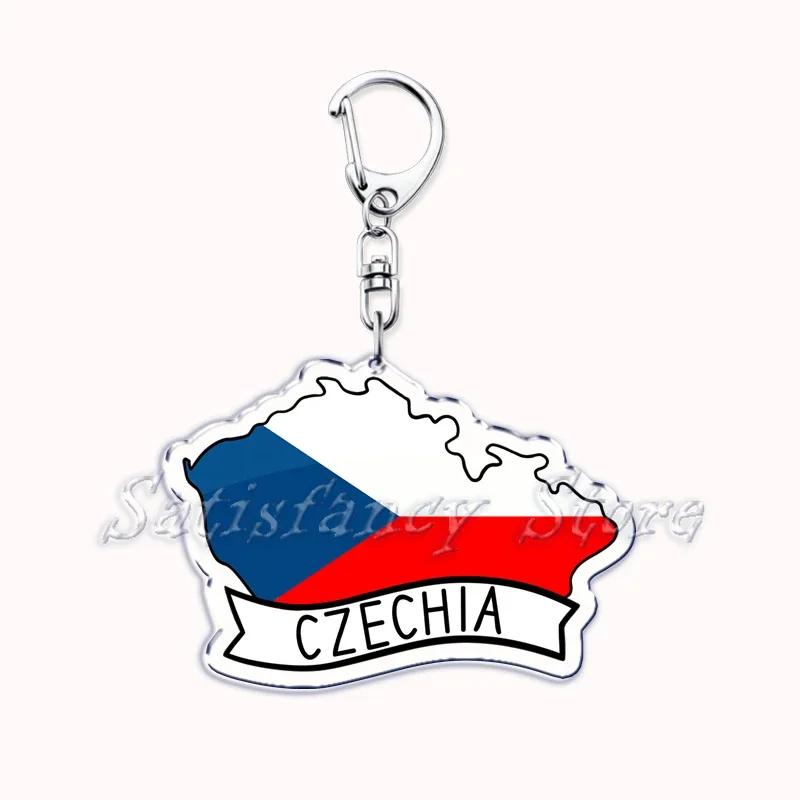 France Scotland Country Maps with Name Acrylic Keychains Keyring for Accessories Bag Pendant Key Chain Ring Jewelry Friend Gifts