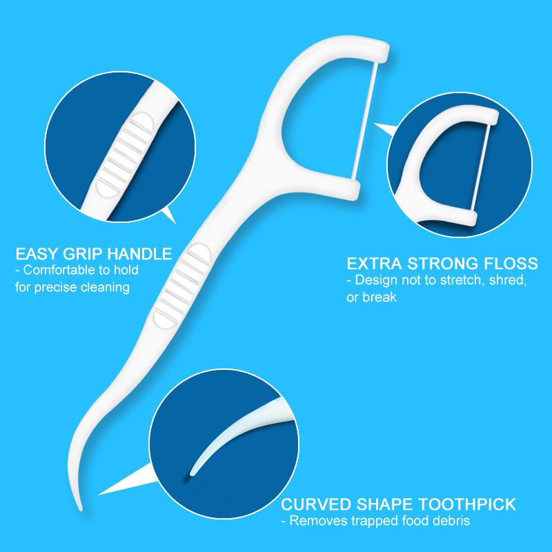 Ultra-fine Disposable Dental Floss Sticks