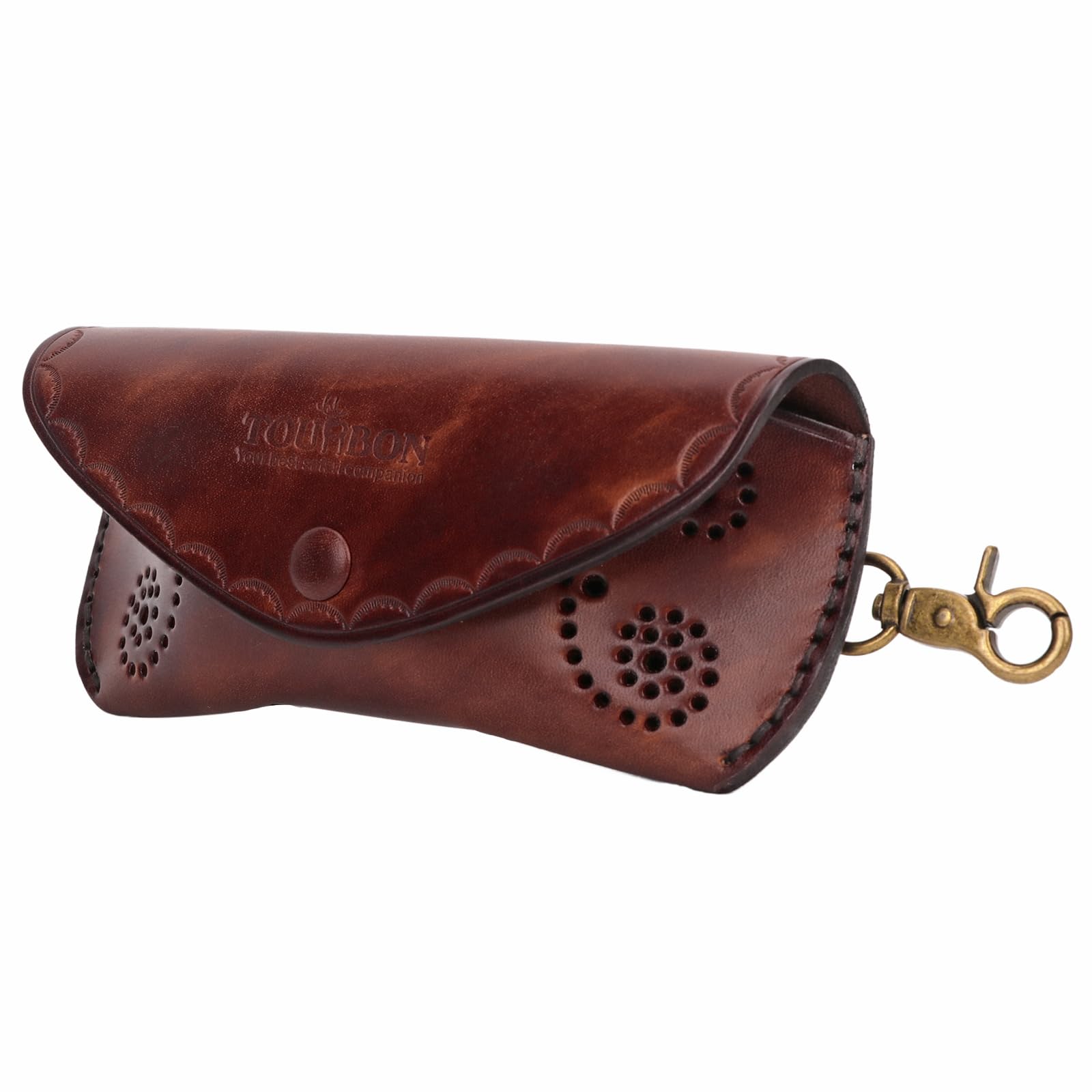 

Tourbon Тонкий Портативный Чехол для Очков для Коричневых Солнцезащитных Очков,