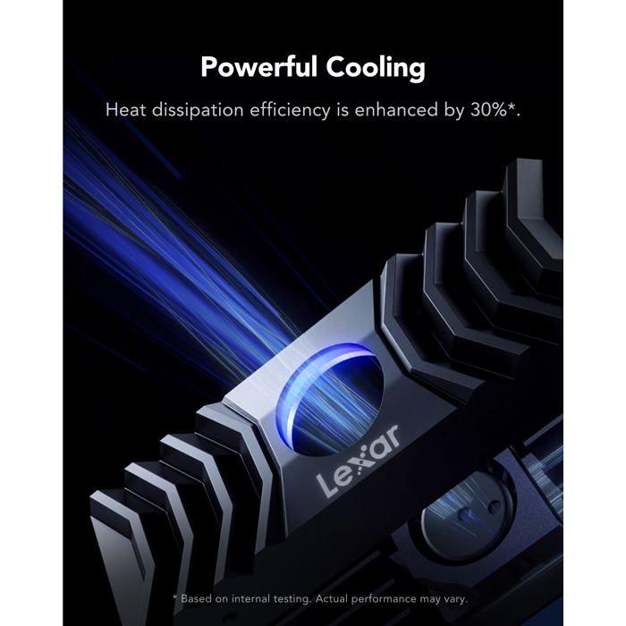 Ssd - lexar - nm1090 - 2 to - pcie 5.0 - dissipateur thermique rgb