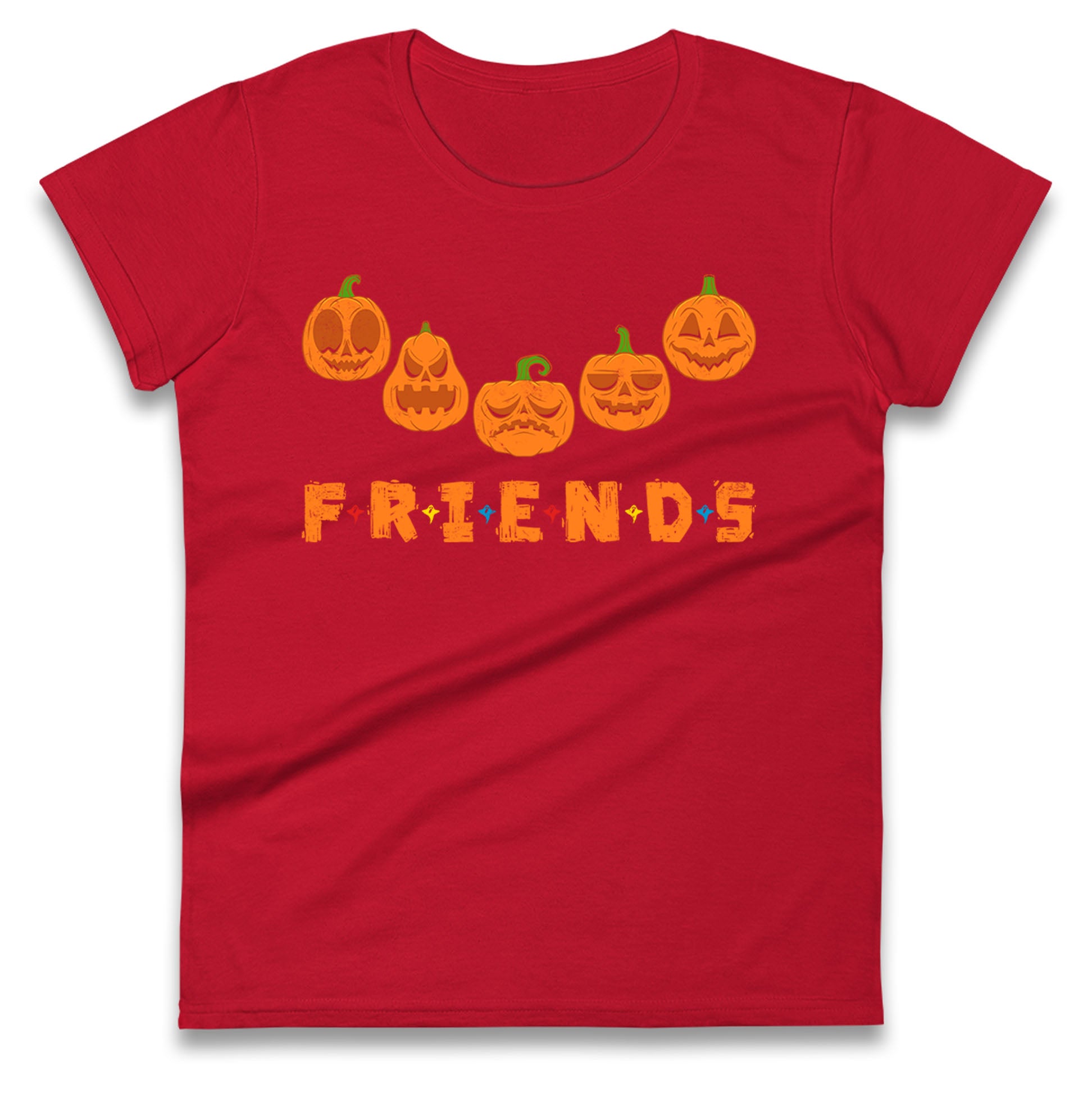 Scary Pumpkins Friends Halloween Womens T Shirt Mens Tops Tees Unisex XL