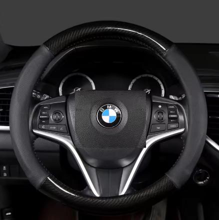 Szénszálas bőr autó kormányburkolat 38cm BMW X1 X2 X3 X4 E84 F84 F39 E83 F25 G01 F97 F26 G02 F98 Autótartozékok