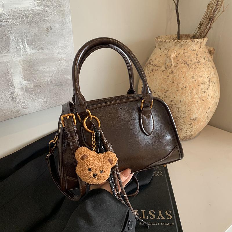 

Сумка через плечо женская модная винтажная переносная сумка для боулинга сумка-подушка no pendant темно-коричневого