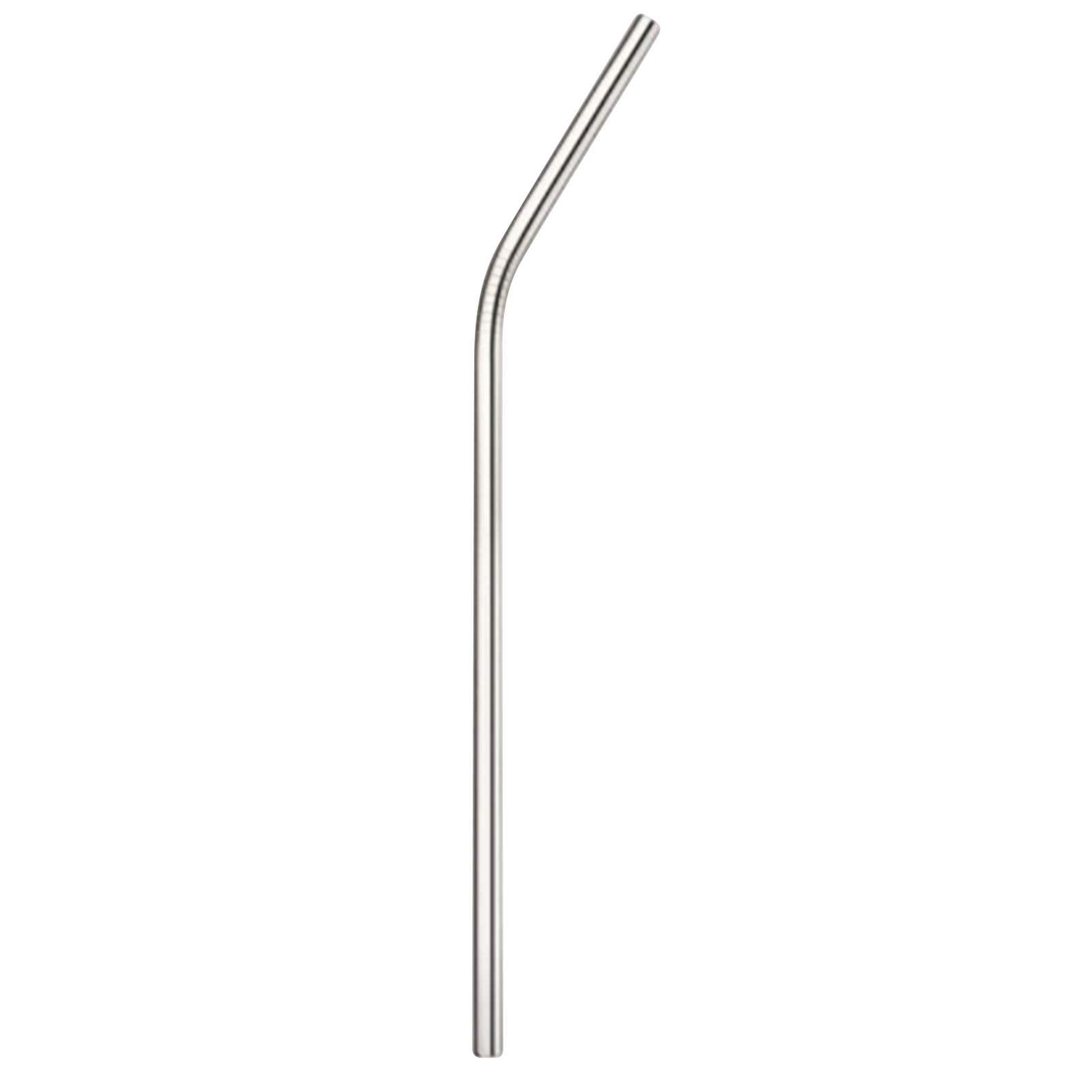 

Многоразовые соломинки для стакана 20 унций, соломинка из нержавеющей стали для замороженных напитков, молочных коктейлей, длинные металлические соломинки для детей 8.5 дюймов 6 мм 5 серебряный