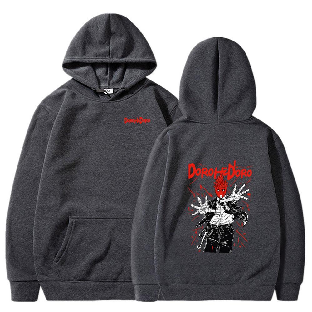 Anime Dorohedoro Zipper Hoodies Welcome To Chaos Kaiman Manga Winter Spring Sweatshirts Men Women Casual Oversized Streetwears
