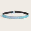 Modern Women Jeans Belt Round Buckle Punk Belt Impressive Style for Beach