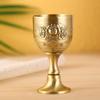 Metal European Antique Bronze White Wine Glass Creative Personalized Liquor Household Goblet Tass