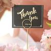 Heart DIY Flower Bunch Message Card Stand Wedding Birthday Postcard Clip Inserting Rod Card Holder Party Decoration