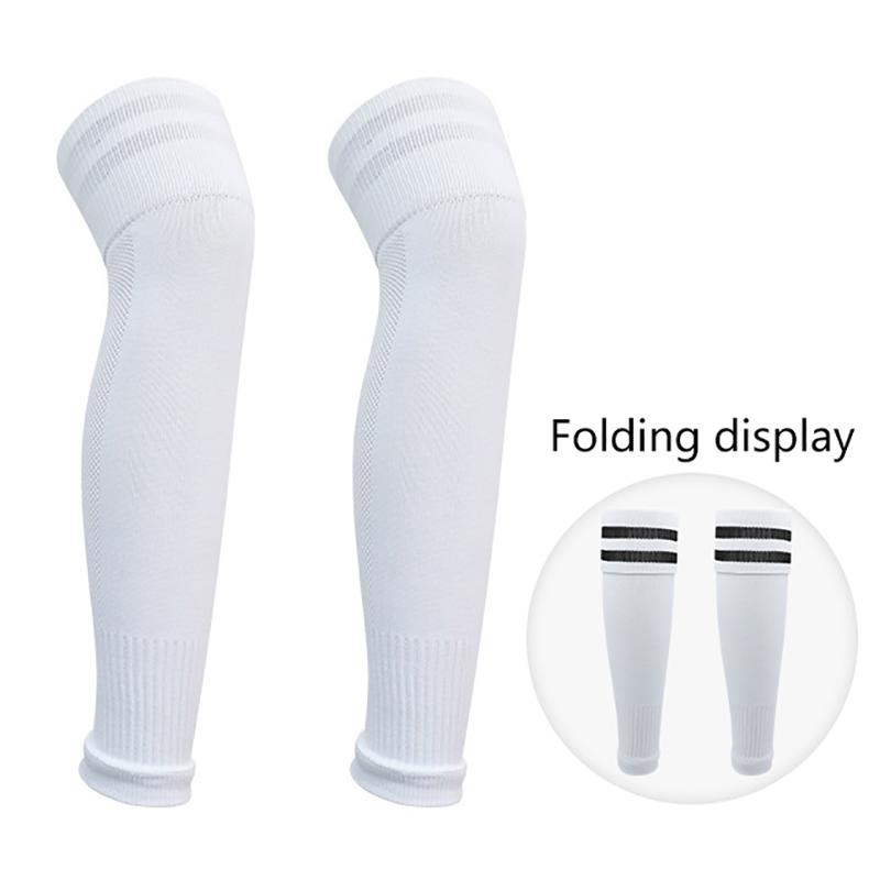 1 Pair Sports Compression Soccer Shin Guard Pad Sleeve Sock For Adult Children Leg Protective Support Football Leg Calf Sleeve