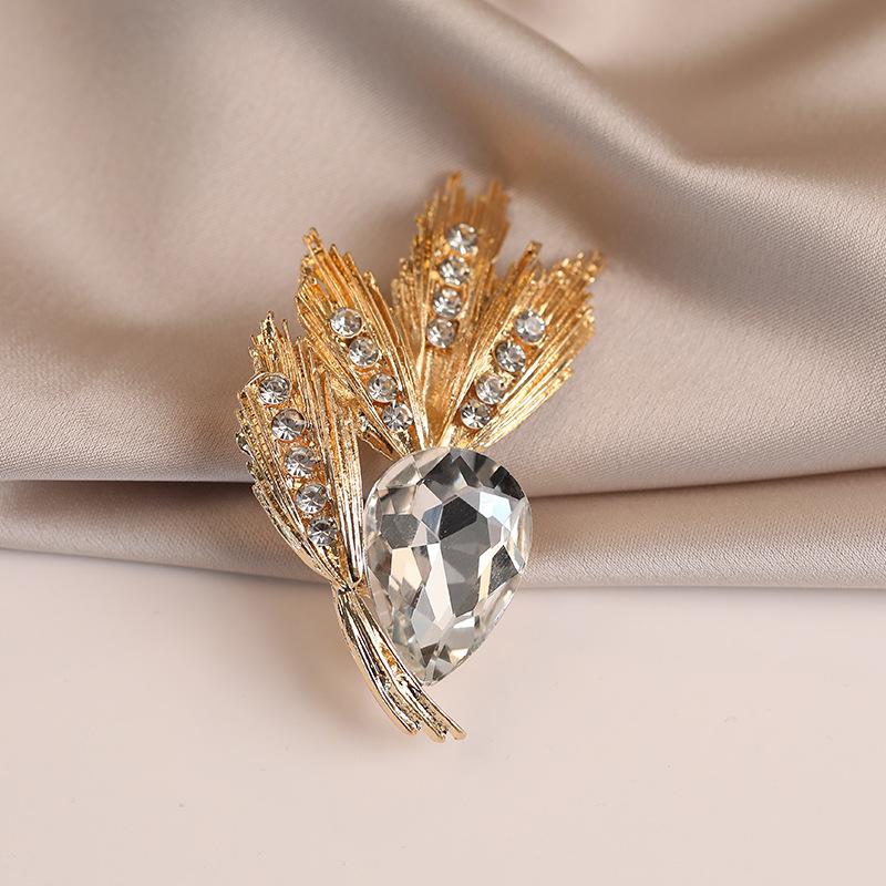 

Брошь Антиблик Пшеничный Колосок Высококлассная Легкая Роскошь Высококлассная Женская Корсажная Брошь Пальто Свитер Булавка