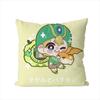 DDigimon Adventure Pillow Case For Car Sofa Decorative Home Doublesided Print Plush Square Throw Pillow Cushion Cover