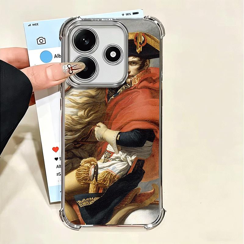 

Napoleon Bonaparte Soft Phone Case For Xiaomi Poco X7 X8 Pro Max X6 X5 X3 F8 Ultra F7 M8 M7 M5S Redmi 15C 15A 15 14C 13C 12C 13 Xiaomi Redmi 12
