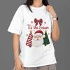 Santa Claus Christmas T-Shirt Tis The Season Holiday Graphic Tee Unisex Winter