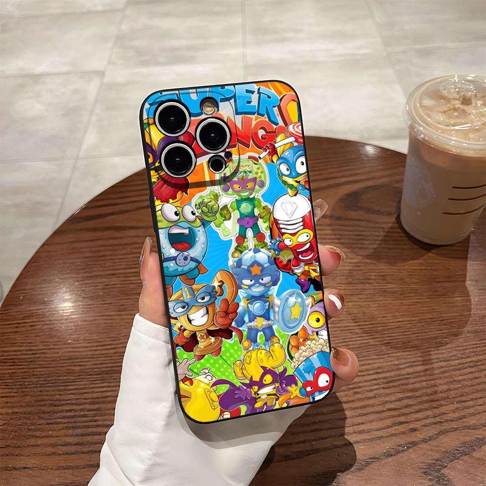 Cartoon Super Zings Phone Case For 17 Pro Max Iphone 14 16 Pro Max 12 15 Plus 13 Pro 11 Xr X Xs Back Cover