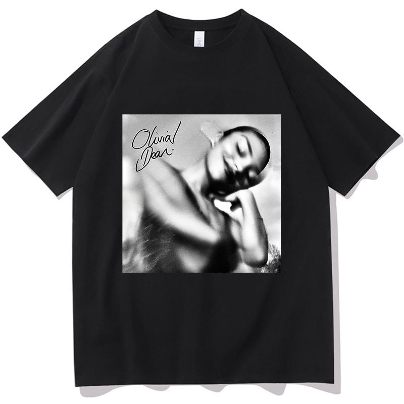 Olivia Dean The Art of Loving Fashion T-shirt Cotone Manica Corta Casual Unisex Streetwear Unisex Unisex T-shirt Felpe Stampate