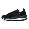 Fila Ritmo Fabric Suede Leather Lace-Up Vintage Low-Top Casual Shoes Women Sneaker Black F12W134101FBK