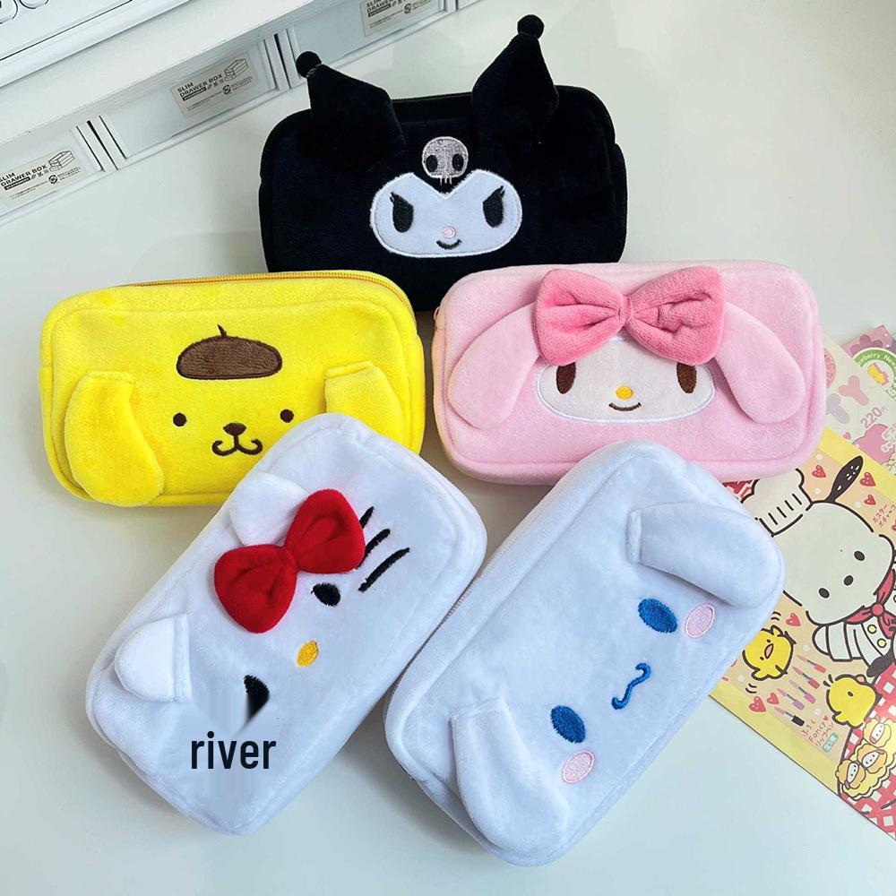 Cute 3D Cartoon Pencil Case: My Melody, Cinnamoroll, Kuromi, KT Cat