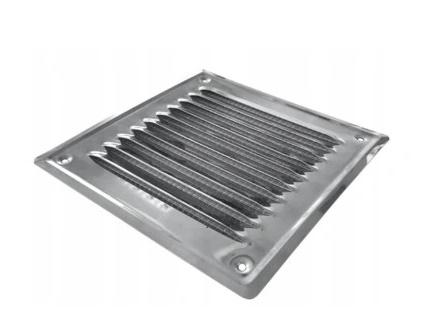 Stainless Steel Angled Grid With Mesh 14*14Cm - Rx 02-718