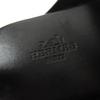Great HERMES Sandals Aura Ankle Strap Black Leather Women 38 201063Z Used