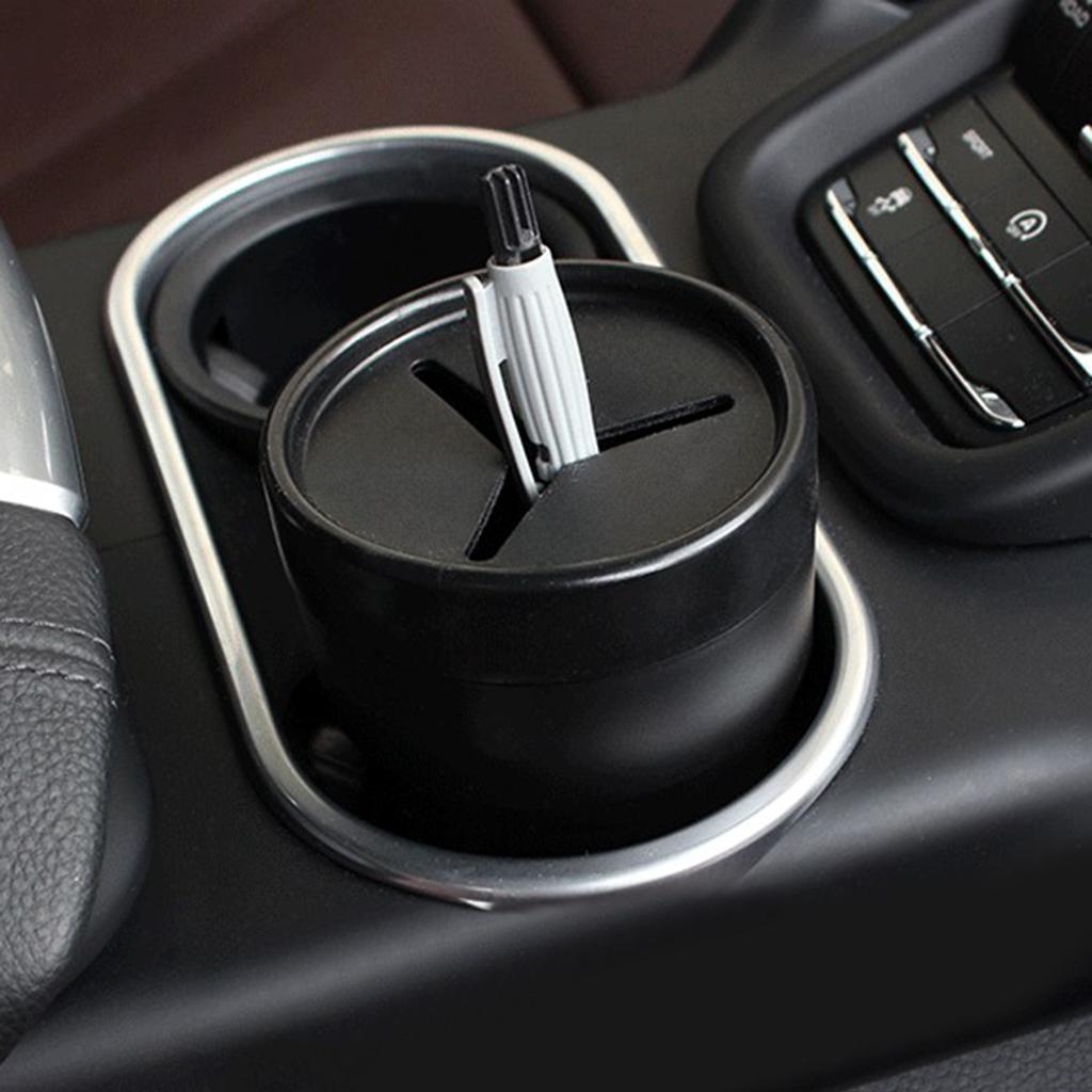 Upgraded Car Trash Can Mini Car Trash Bin Automotives- Trash Can Car Rubbish Box Change Storage Box Lightweight Can