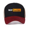 MILF Hunter Funny Adult Humor Joke for Men Who Love Milfs Baseball Cap Men Graphic  Street Casual Hat Casual Mesh Snapback Caps
