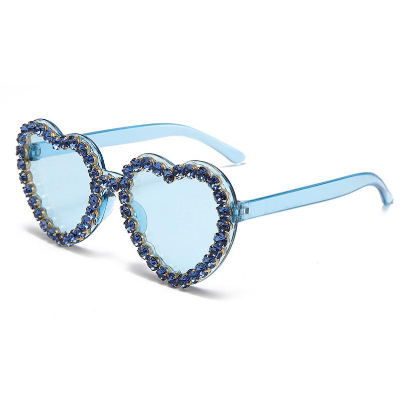 Fashion Heart Shaped Sunglasses For Women Men With Pc Frame Autumn